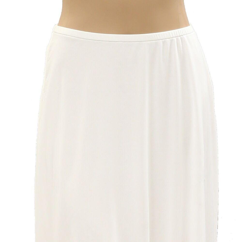 Urban Outfitters UO Never Miss Asymmetric Midi Skirt Mid-Rise White S 287132 - Picture 5 of 8